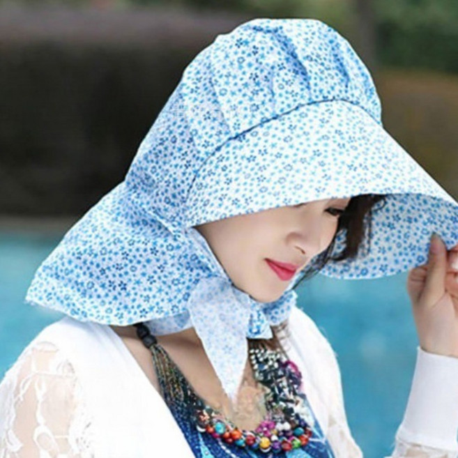 에니크로 꽃무늬 밭농사 작업 일모자