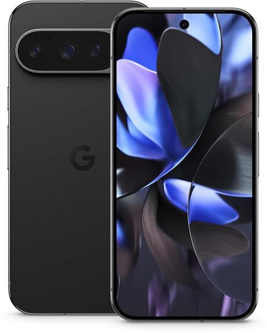 Google Pixel 9 Pro - 쌍둥이자리가 있는 언락 안드로이드 스마트폰 트리플 후면 카메라 시스템 24시간 배터리 및 6.3인치 슈퍼 액추아 디스플레이 흑요석 12, 픽셀 9 프로 (휴대폰만 해당), 128GB