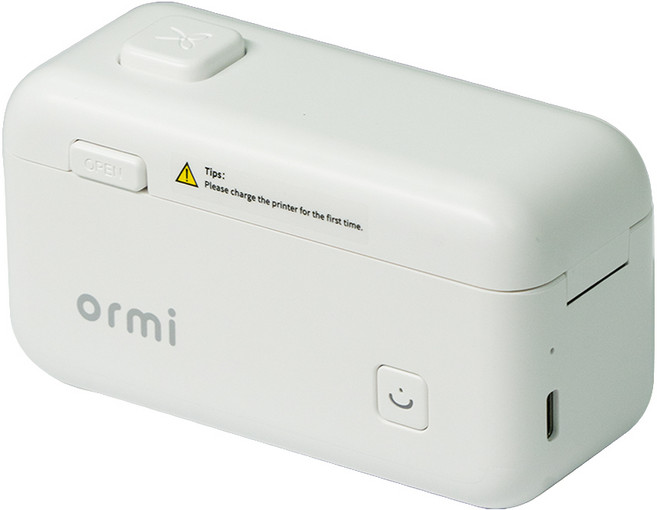 오르미 라벨프린터 ILHX-04 휴대용 무선 네임스티커 라벨기, ILHX-04(클린화이트), 1개