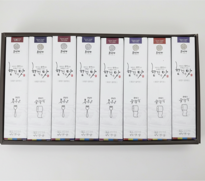 호정가 합격의맛 선물세트 / 합격엿 수능엿선물 (8개입), 480g, 8개