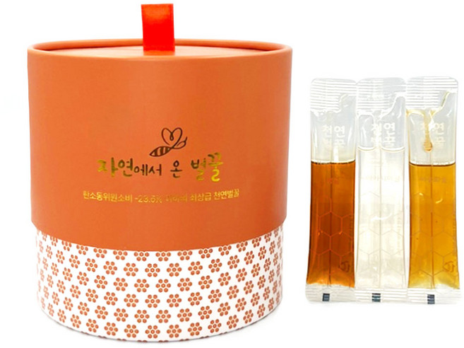 꽃바람 100% 천연 벌꿀 꿀스틱 야생화꿀 10g x 100포, 1세트, 100회분