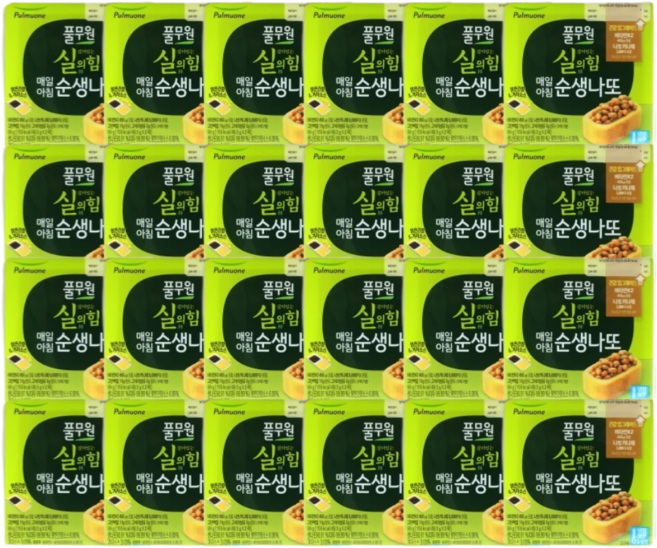 생산직송 풀무원 매일아침 순생나또 24팩(2호세트), 1.188kg, 1개