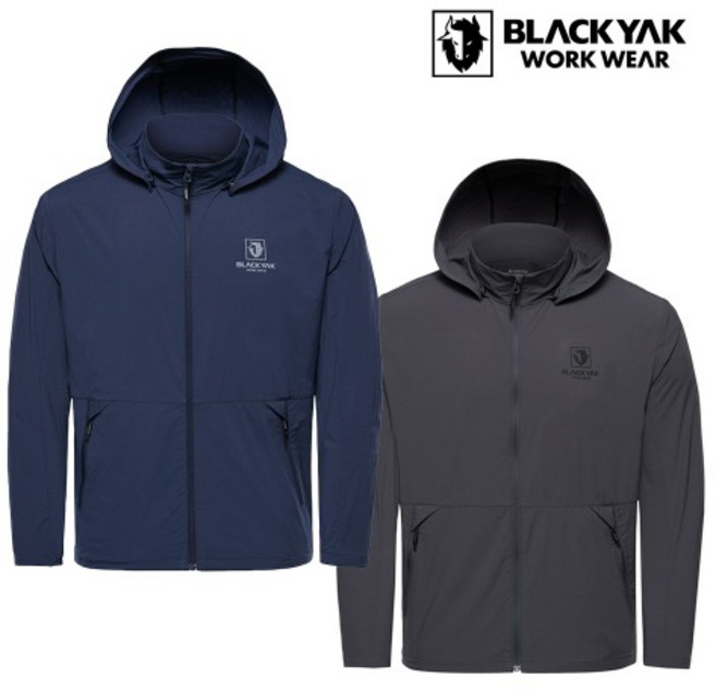 블랙야크 S-라이트자켓 차콜 네이비 바람막이 아우터 작업복 봄가을 점퍼