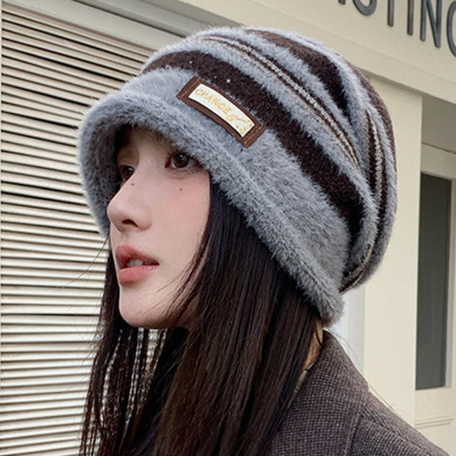 데이즈원 가을 겨울 여자 비니 두건 모자 여성 털모자