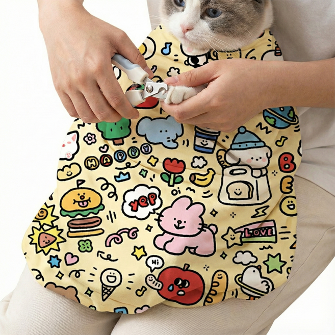 포마운트 고양이 할큄방지 포대기, 1번, 1개