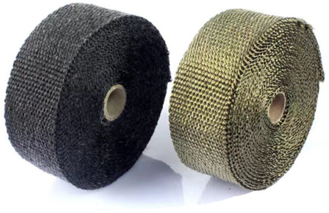 오토바이 머플러 단열 테이프 단열재 매니폴더 배기 인테이크 마감재 바이크 붕대, (선택1번)오토바이머플러단열(골드), 1개