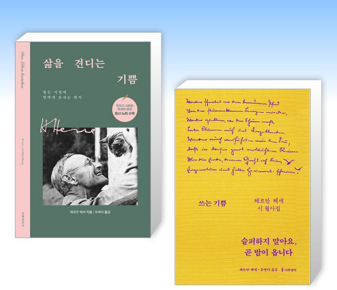(헤르만 x 헤세) 삶을 견디는 기쁨 + 슬퍼하지 말아요 곧 밤이 옵니다 : 헤르만 헤세 시 필사집 (전2권)