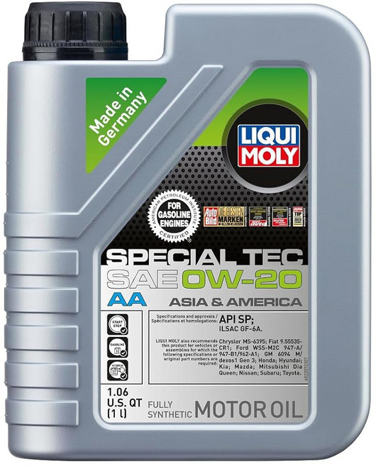 리퀴 몰리 스페셜 테크 2208 5L | 0W-20 SAE 오일 엔진 합성 AA SKU: 완전, 1 L