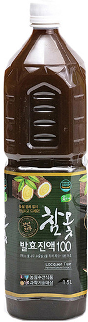 옻가네 참옻발효진액(100%) 몸에 좋은 참옻 옻물 옻닭(3만원이상 사은품증정), 1.5L, 1개