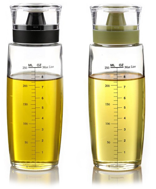 시노글라스 실리콘오일병 블랙 + 그린 세트, 300ml, 2개