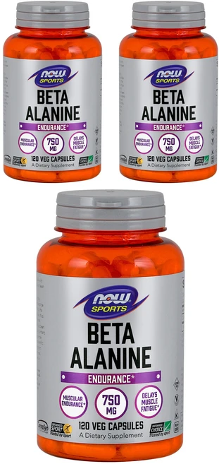 나우푸드 스포츠 베타 알라닌 지구력 베지캡슐 기타 아미노산, 120정, 3개 - 쿠팡