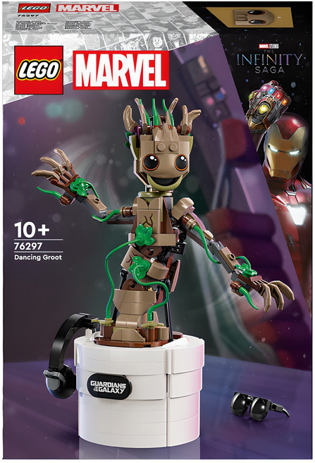 레고 마블 댄싱 그루트 76297, 1개, 혼합색상