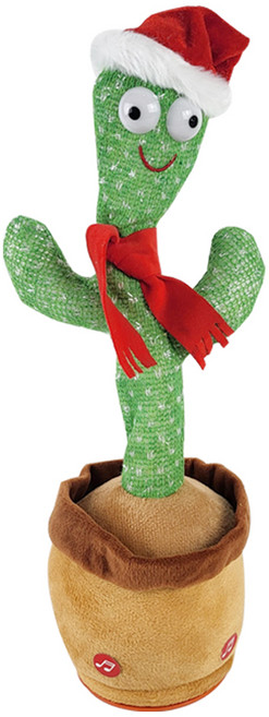 토이랄라 말하는 선인장 크리스마스 춤추는 노래하는 말따라하는 움직이는 장난감 인형 선물 무배, 말하는 선인장 크리스마스 춤추는 노래하는 말따라하는 움, 크리스마스_베이직, 1개