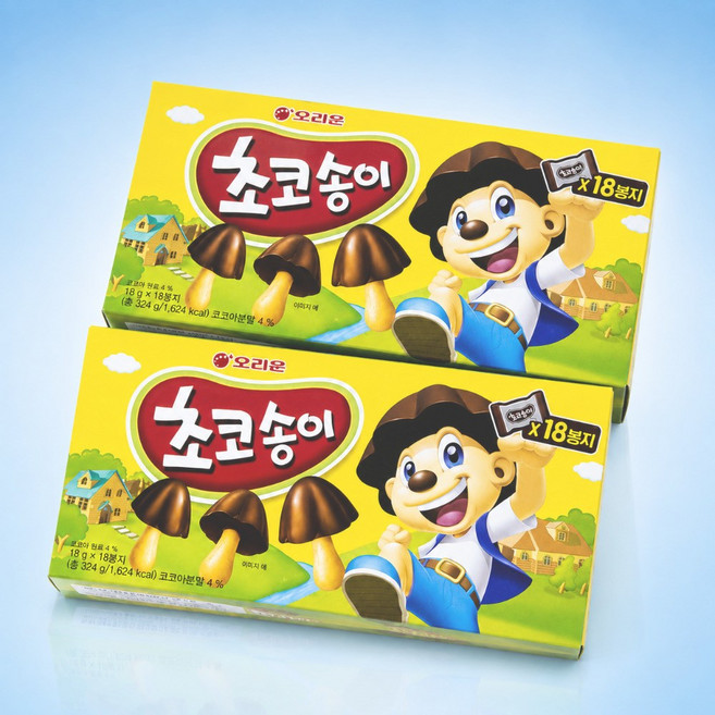 1+1 오리온 초코송이 초코과자 대용량 36g X 18개입 X 총 2박스, 36개