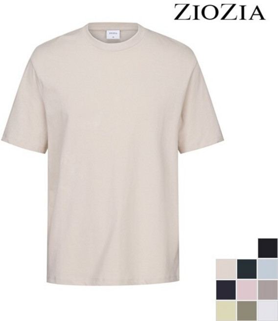 [지오지아]USA 코튼 솔리드 반팔티셔츠 (AEC2TR1101)