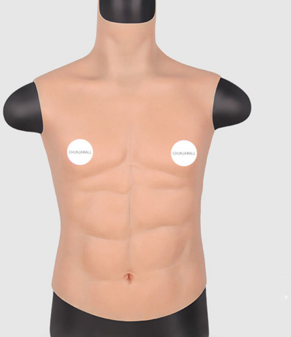 춘자몰 실리콘 남자 복근 근육슈트 남장용품 코스프레 볼륨패드 SL0382