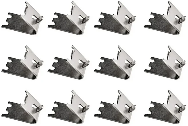 삼성LG냉장고부품 2PCS 상업용 냉동고 선반 클립 레스 스틸 클램프 브래킷 부품 홈 액세서리, 01 2PCS