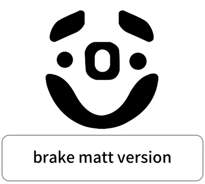 1세트 울트라글라이드 마우스 스케이트 (Fnatic x Lamzu Maya X 브레이크 컨트롤 스피드 사일런스 피트 ICE, 08 brake matt version