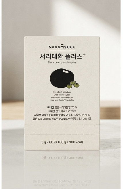 남유네 서리태환 플러스 60p, 180g, 1개