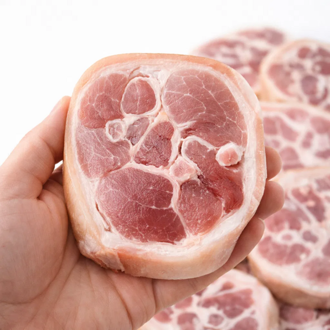 돼지 족발 쫄깃한 수입 구이용 슬라이스 족발 장족 앞다리 1.1kg 업소용 족발, 5개