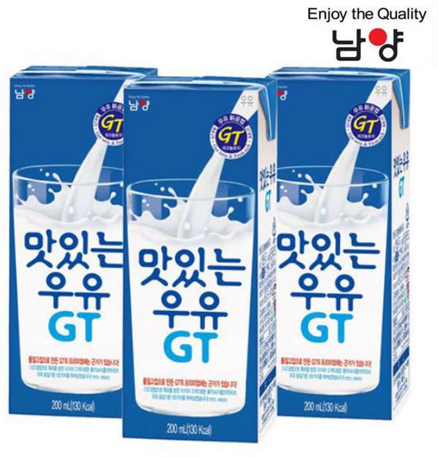 남양 맛있는우유gt 멸균우유 흰우유x, 1팩, 200ml