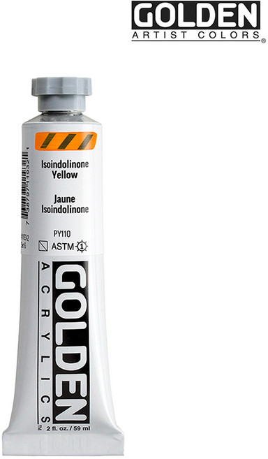 골든 아크릴물감 헤비바디 60ml S6 Isoindolinone Yellow