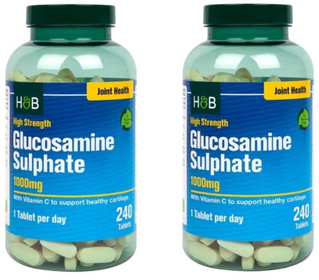 홀랜드앤바렛 글루코사민 설페이트 1000mg 240정 x2, 2개 - 쿠팡