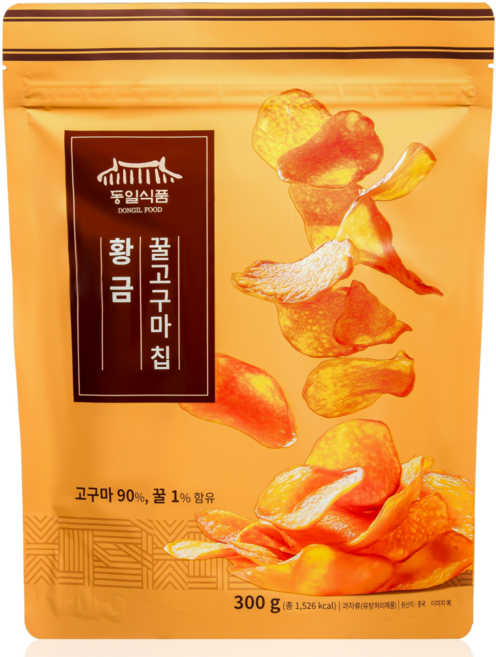 동일식품 황금 꿀 고구마칩 대용량 간식, 1개, 300g