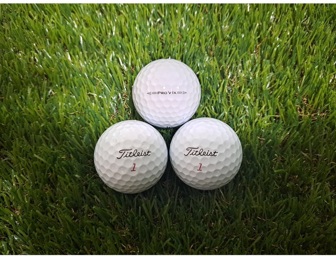 타이틀리스트 PRO V1X 4피스 A급 로스트볼 30알, 화이트, 1개입, 30개