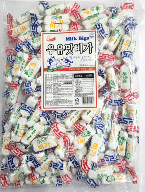 아리랑 우유맛비가 650g, 1개
