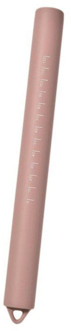 GHSHOP 실리콘 롤링 핀 스케일 주방 조리 도구 26cm 편안한 그립 베이킹 롤러 롤링 스틱 페이스트리 파이 크러스트용, 분홍색, 1개