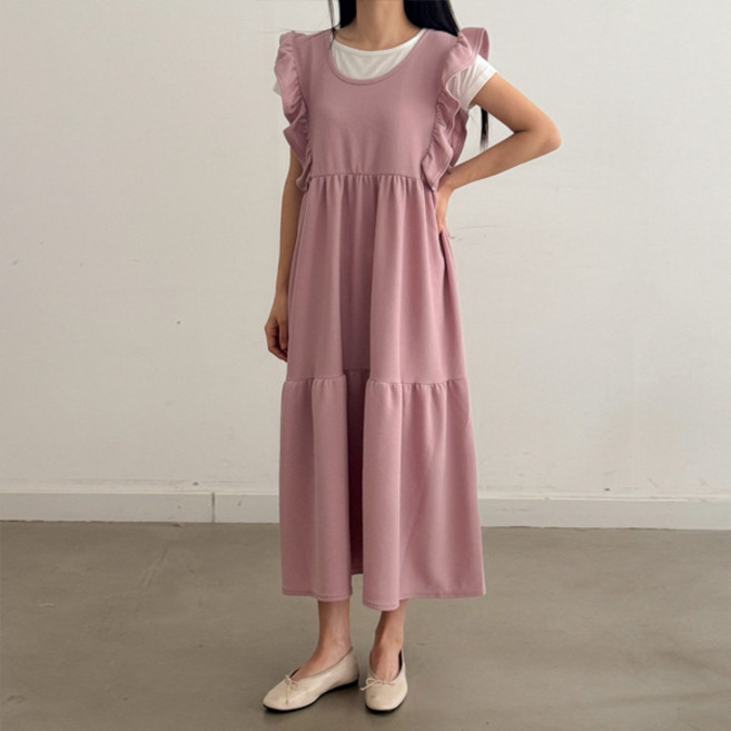 마이쏭 여성 빅사이즈 여름원피스 러비프릴캉캉롱원피스