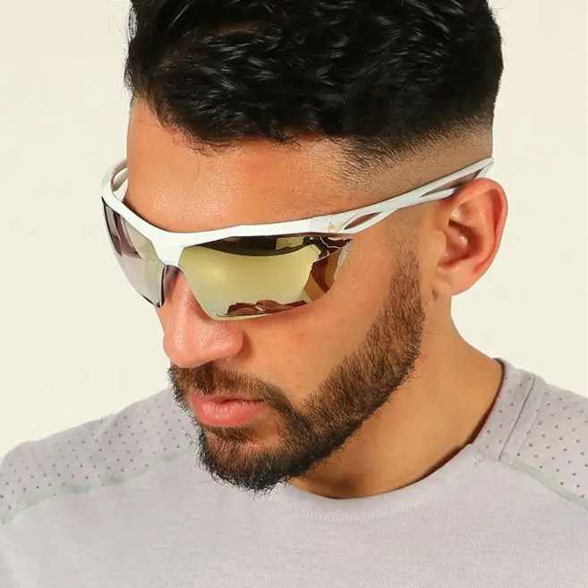 나이키 베이퍼윙 R 스포츠 선글라스 고글 골드 미러 패션 골프 낚시 등산 라이딩 EV0914 100, 단품, 1개