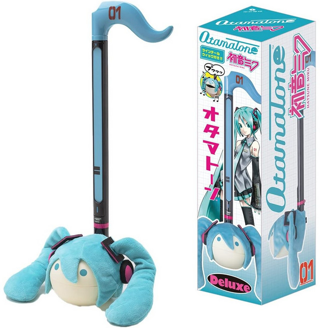 Otamatone 오타마톤 디럭스 하츠네 미쿠 Ver. W100×H440×D12mm 1367, 1개