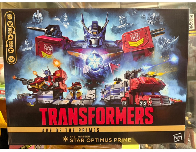 Hasbro 孩之寶 變形金剛 AGE OF THE PRIMES 星際領袖 柯博文 變形玩具, 1個