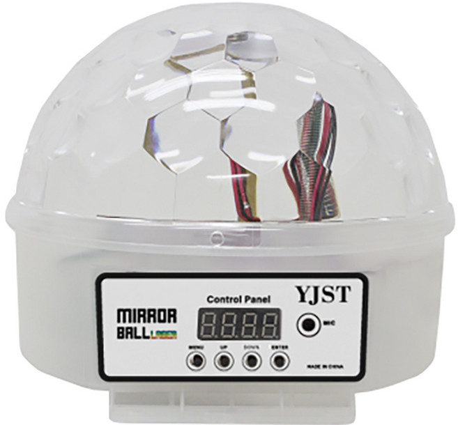 LM6 6컬러 LED 24패턴 레이져 미러볼 핀볼 노래방 가라오케 미러볼, 가정용(콘센트 플러그 타입)