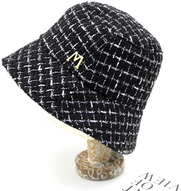 준캡 사계절 여성 성인모자 M장식보카시 벙거지 모자 여자 버킷햇 JUN팩토리