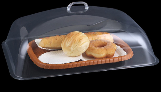 사각 푸드 커버 뷔페 음식 보호 디스플레이 대형, 1개