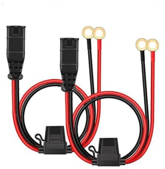 NOCO GC002 X-Connect 6mm 스마트 배터리 용 55cm 2 PCS 와이어 하네스 트리클 충전기 텐더 리드 점프 스타