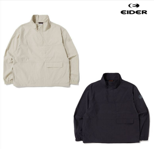 아이더MOTION FREE (모션프리) UNI 아노락 자켓 편안한 착용감 수납성이 우수한 여름 공용 홑겹 방풍 아노락 자켓 DUM23162Z8