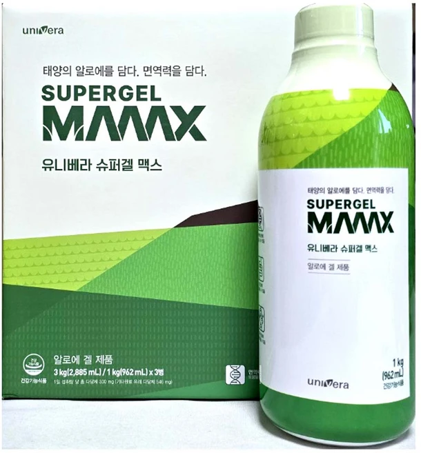 유니베라 슈퍼겔 맥스 (962ml X 3), 1kg, 3개 - 쿠팡