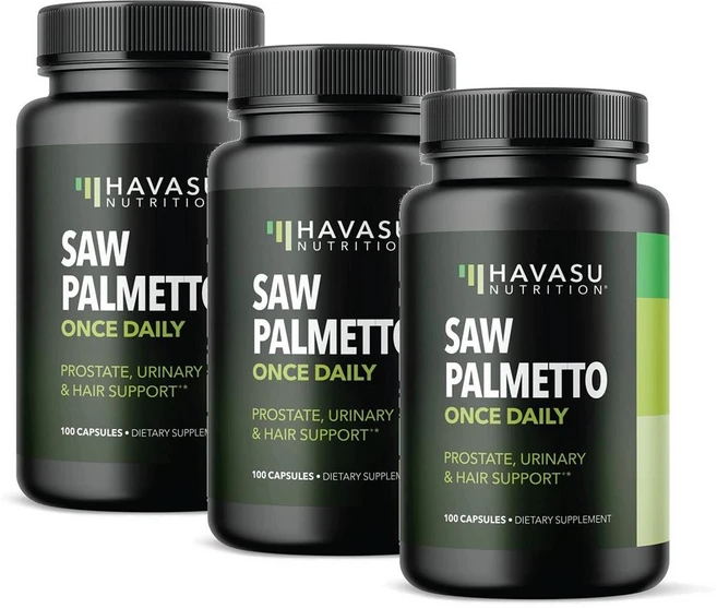 하바수 뉴트리션 쏘팔메토 프로스테이트 원스 데일리 캡슐 HAVASU NUTRITION Saw Palmetto Prostate, 100정, 3개 - 쿠팡
