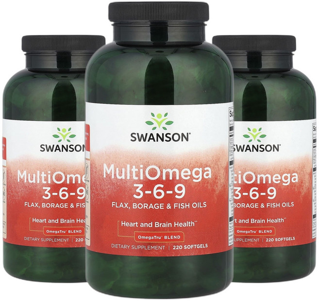 Swanson 스완슨 멀티 오메가 3-6-9 220정, 3개