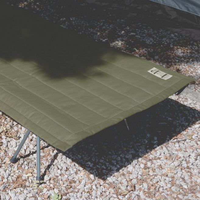 야전침대커버 4온스 소프트웜 충전재 패드형 전기매트 자충매트 커버형 매트, 4온스 충전재 패드형 매트_에보니 블랙