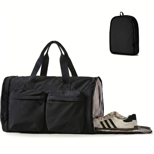 포클릿 다중포켓 신발분리 헬스 운동가방