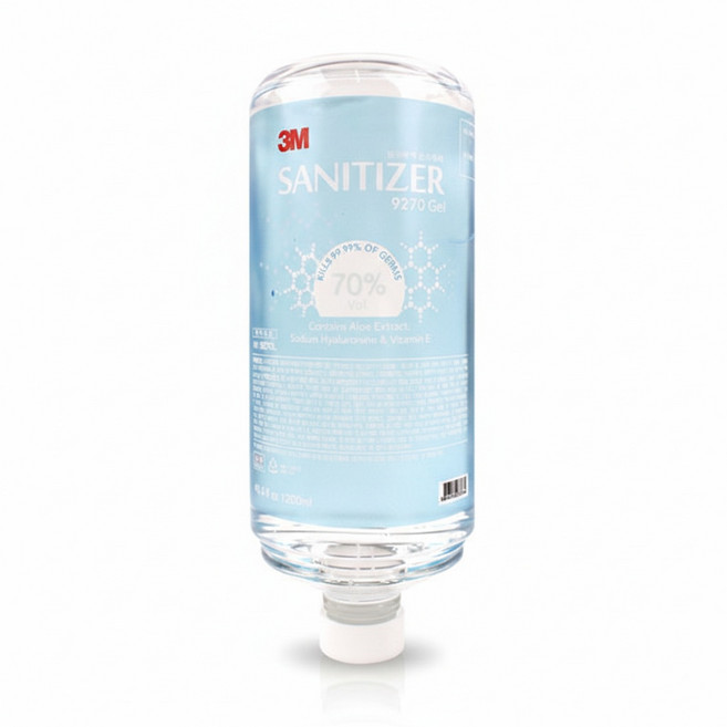 3M 손소독제 1.2L 원형+노즐펌프 손소독, 1개