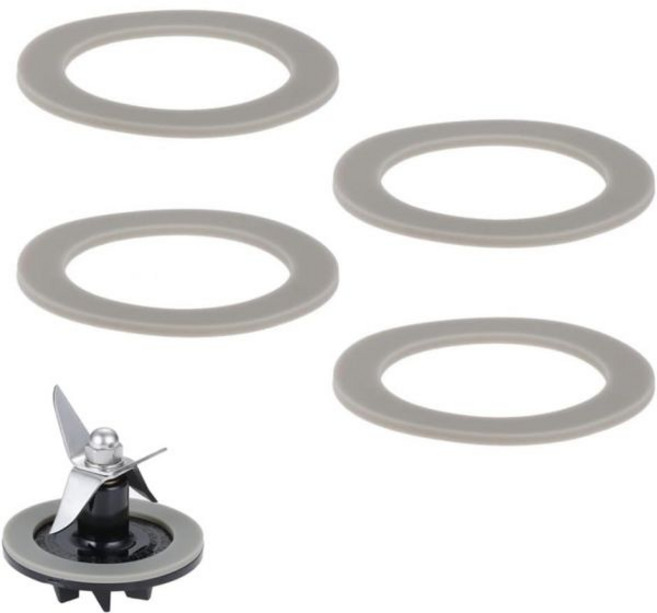 4개 세트 블렌더 가스켓 링 교체용 고무 실링 O-링 부품 블랙 앤 데커 해밀턴 비치 쿠진아트 오스터 믹서 블레이드 수리