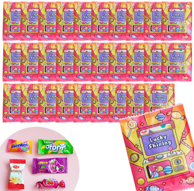 대용량 행사 답례품 단체 간식꾸러미 어린이집 생일 선물 세트 유치원 학교 기업 교회 크리스마스 구디백 GD14, 1세트, 30개입