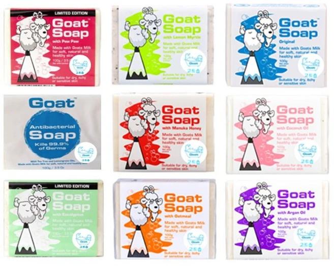 고트솝 산양비누 9종, 9종1세트 - 쿠팡