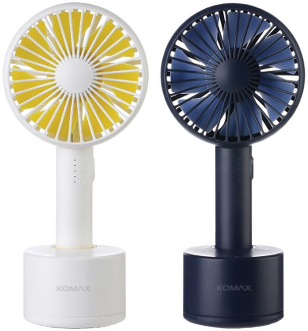 코멕스 휴대용 회전 미니선풍기 X 2개(네이비+화이트)
